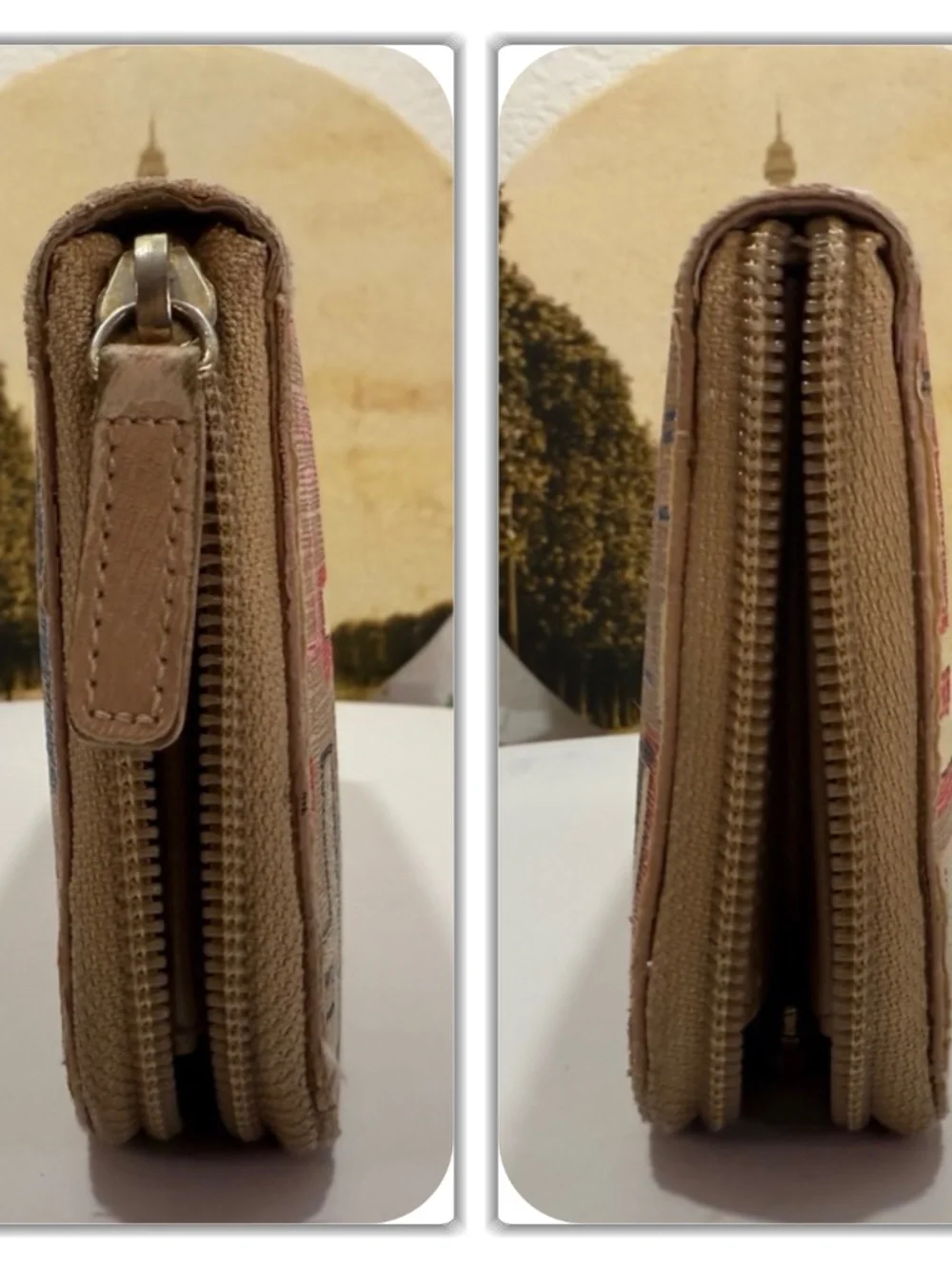 ALLURING FENDI FF LIMITED EDITION ZUCCA MULTI-COLOR ZIP AROUND WALLET!